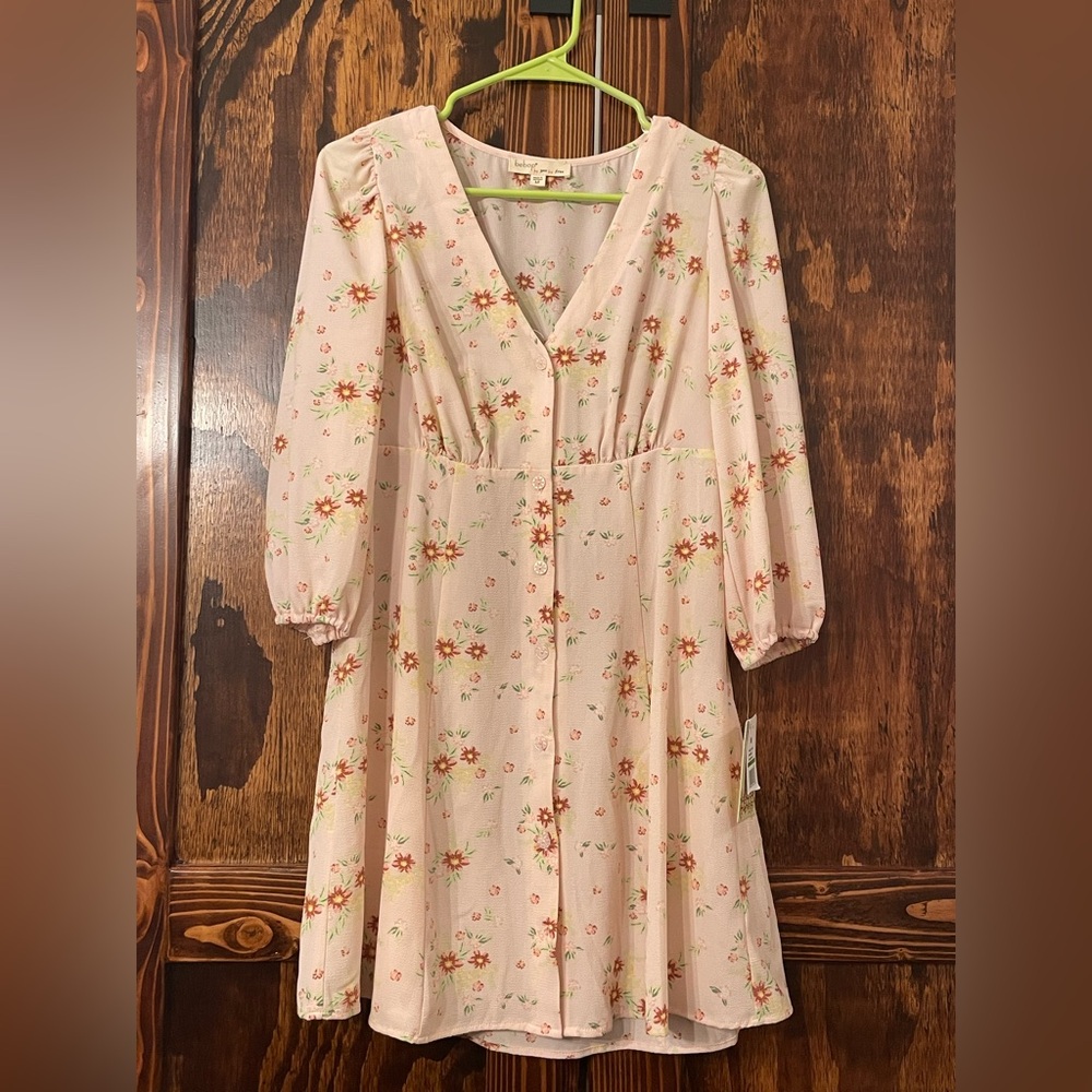 BeBop Floral Pink Dress